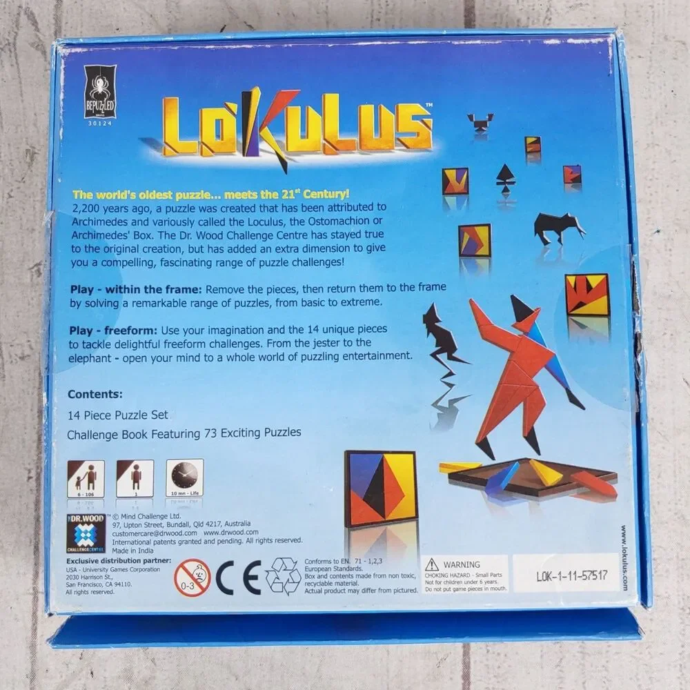 BePuzzled Dr Wood Lokulus The World's Oldest Puzzle Meets The 21st Century Game